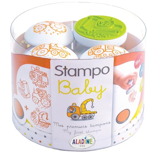 Aladine 3003808 - Stampo Baby Baumaschinen von Aladine
