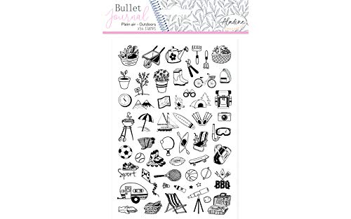Aladine Bullet Journal Stamps, 15x24x1.1cm (Draussen) von Aladine