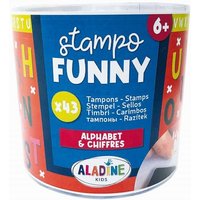 Aladine - Kinder Stempel Funny Buchstaben und Zahlen von Aladine