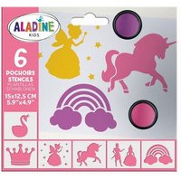 Aladine - Schablonen Prinzessin Aladine - Schablonen Prinzessin von Aladine