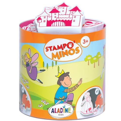 Aladine Stempelset Minos Märchen, inkl. 10 Stempel und 1 Stempelkissen, kreativer Stempelspaß für Kinder ab 3 Jahren Aladine Stempelset Minos Märchen, inkl. 10 Stempel und 1 Stempelkissen, kreativer Stempelspaß für Kinder ab 3 Jahren von Aladine