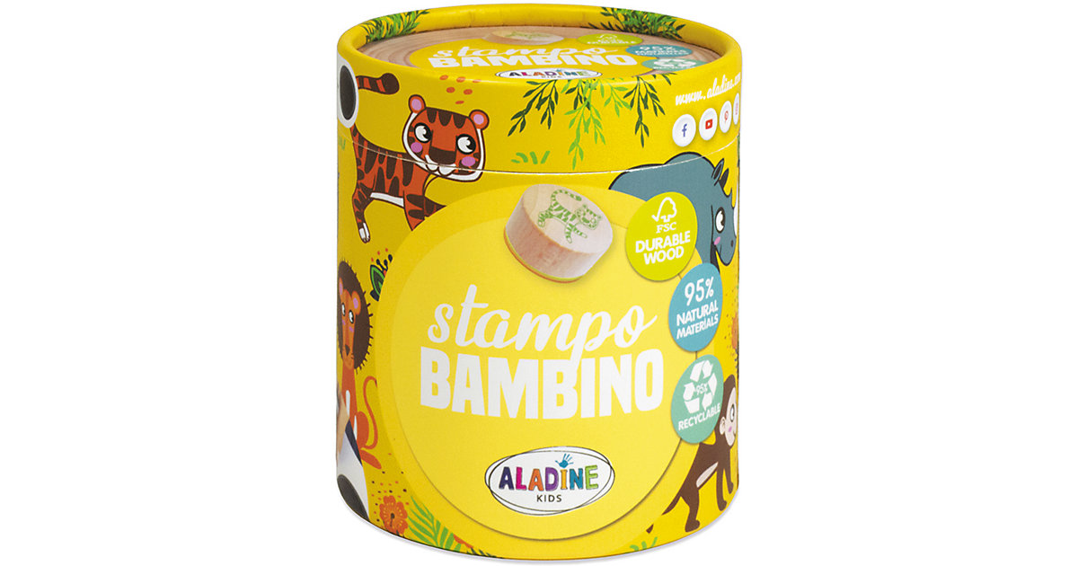 Stampo Bambino Safari Stempel-Set von Aladine
