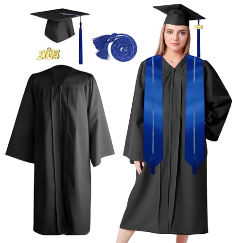 Alaiyaky Graduation Robe und Bachelor Hut, Abschluss Talar 2024 Abschluss Robe mit Doktorhut Quaste Stola Ehrenseil, Graduation Gown Prüfung Bestanden Outfits für Abitur Bachelor Master (2024, H54) Alaiyaky Graduation Robe und Bachelor Hut, Abschluss Talar 2024 Abschluss Robe mit Doktorhut Quaste Stola Ehrenseil, Graduation Gown Prüfung Bestanden Outfits für Abitur Bachelor Master (2024, H54) von Alaiyaky
