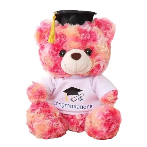 Alaiyaky Plüschbär Bachelor Geschenk mit Brille, Diplom und 'Congratulations'-Band, 23 cm, Type J von Alaiyaky