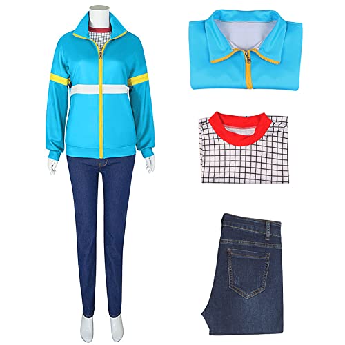 Alaiyaky Eleven Cosplay Dress Stranger Eleven Outfit, Max Mayfield Kostüm Damen Outfit Halloween Anzug Themen Party Outfit (M, Max Mayfield) von Alaiyaky