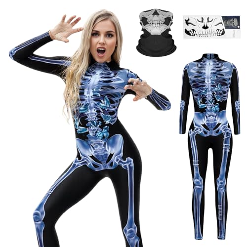 Alaiyaky Halloween Horror-Overall für Erwachsene (Stil C, M) von Alaiyaky
