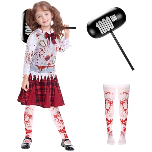 Alaiyaky Halloween Plaid Kostüm Set (Stil A, L) von Alaiyaky
