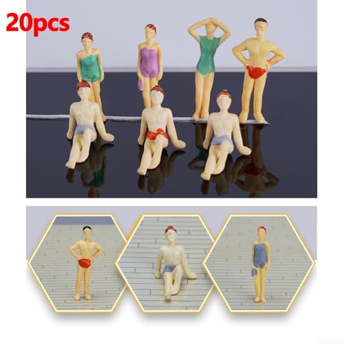 20 Stück bunte Modellfiguren für Hobbyisten und Sammler von Alanmoship
