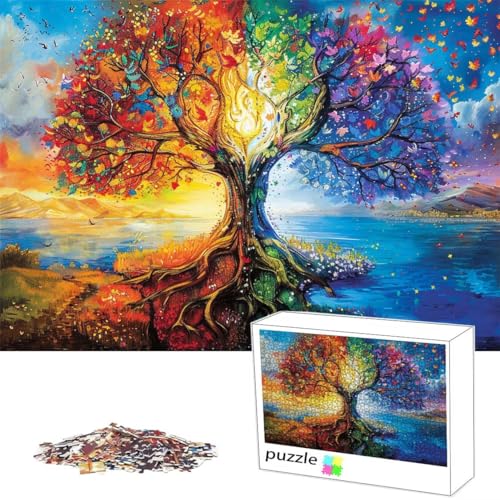 Baum Puzzle 2000 Teile Landschaft Puzzle für Erwachsene Lernspiel Herausforderungsspielzeug, Schwer Jigsaw für Familienaktivitäten Dekoration, Geschenke für Männer,Frauen,ältere Menschen 100x70cm L-62 Baum Puzzle 2000 Teile Landschaft Puzzle für Erwachsene Lernspiel Herausforderungsspielzeug, Schwer Jigsaw für Familienaktivitäten Dekoration, Geschenke für Männer,Frauen,ältere Menschen 100x70cm L-62 von Alaoan