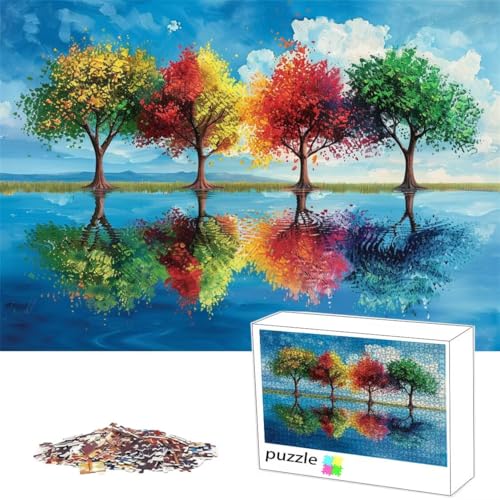 Baum Puzzle 2000 Teile Natur Puzzle für Erwachsene Lernspiel Herausforderungsspielzeug, Schwer Jigsaw für Familienaktivitäten Dekoration, Geschenke für Männer, Frauen, ältere Menschen 100x70cm M-8 Baum Puzzle 2000 Teile Natur Puzzle für Erwachsene Lernspiel Herausforderungsspielzeug, Schwer Jigsaw für Familienaktivitäten Dekoration, Geschenke für Männer, Frauen, ältere Menschen 100x70cm M-8 von Alaoan