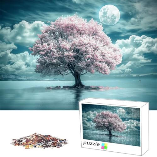 Baum Puzzle 500 Teile Mond Puzzle für Erwachsene Lernspiel Herausforderungsspielzeug, Schwer Jigsaw für Familienaktivitäten Dekoration, Geschenke für Männer, Frauen, ältere Menschen 52x38cm M-16 Baum Puzzle 500 Teile Mond Puzzle für Erwachsene Lernspiel Herausforderungsspielzeug, Schwer Jigsaw für Familienaktivitäten Dekoration, Geschenke für Männer, Frauen, ältere Menschen 52x38cm M-16 von Alaoan