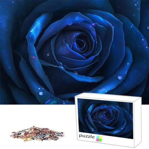 Blume Puzzle 1500 Teile Blau Puzzle für Erwachsene Lernspiel Herausforderungsspielzeug, Schwer Jigsaw für Familienaktivitäten Dekoration, Geschenke für Männer, Frauen, ältere Menschen 87x57cm L-60 Blume Puzzle 1500 Teile Blau Puzzle für Erwachsene Lernspiel Herausforderungsspielzeug, Schwer Jigsaw für Familienaktivitäten Dekoration, Geschenke für Männer, Frauen, ältere Menschen 87x57cm L-60 von Alaoan