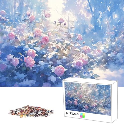 Blume Puzzle 3000 Teile Winter Puzzle für Erwachsene Lernspiel Herausforderungsspielzeug, Schwer Jigsaw für Familienaktivitäten Dekoration, Geschenke für Männer, Frauen, ältere Menschen 122x81cm M-14 Blume Puzzle 3000 Teile Winter Puzzle für Erwachsene Lernspiel Herausforderungsspielzeug, Schwer Jigsaw für Familienaktivitäten Dekoration, Geschenke für Männer, Frauen, ältere Menschen 122x81cm M-14 von Alaoan