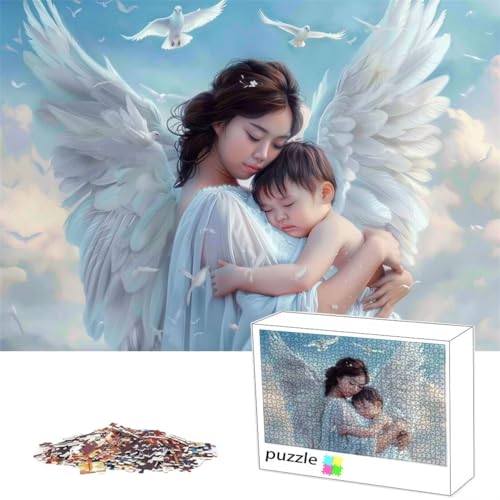 Engel Puzzle 500 Teile Weiblich Puzzle für Erwachsene Lernspiel Herausforderungsspielzeug, Schwer Jigsaw für Familienaktivitäten Dekoration, Geschenke für Männer, Frauen, ältere Menschen 52x38cm L-68 Engel Puzzle 500 Teile Weiblich Puzzle für Erwachsene Lernspiel Herausforderungsspielzeug, Schwer Jigsaw für Familienaktivitäten Dekoration, Geschenke für Männer, Frauen, ältere Menschen 52x38cm L-68 von Alaoan