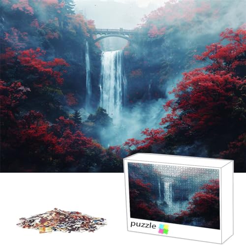 Fallen Puzzle 500 Teile Landschaft Puzzle für Erwachsene Lernspiel Herausforderungsspielzeug, Schwer Jigsaw für Familienaktivitäten Dekoration, Geschenke für Männer,Frauen,ältere Menschen 52x38cm L-86 Fallen Puzzle 500 Teile Landschaft Puzzle für Erwachsene Lernspiel Herausforderungsspielzeug, Schwer Jigsaw für Familienaktivitäten Dekoration, Geschenke für Männer,Frauen,ältere Menschen 52x38cm L-86 von Alaoan