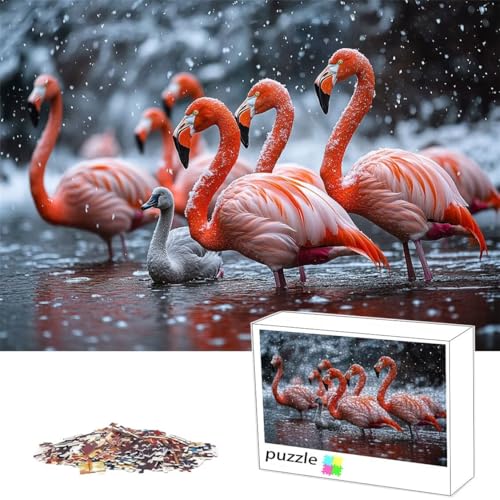 Flamingo Puzzle 3000 Teile Tier Puzzle für Erwachsene Lernspiel Herausforderungsspielzeug, Schwer Jigsaw für Familienaktivitäten Dekoration, Geschenke für Männer, Frauen, ältere Menschen 122x81cm M-42 Flamingo Puzzle 3000 Teile Tier Puzzle für Erwachsene Lernspiel Herausforderungsspielzeug, Schwer Jigsaw für Familienaktivitäten Dekoration, Geschenke für Männer, Frauen, ältere Menschen 122x81cm M-42 von Alaoan