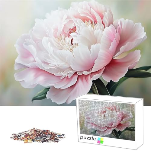 Puzzle 300Teile Puzzle Blume, Erwachsene Anspruchsvoll Impossible, Passgenauen Puzzleteilen, Kreative Lustige Muster, Geschicklichkeitsspiel für die Ganze Familie, Geschenke für Frauen, Natur M-17 von Alaoan