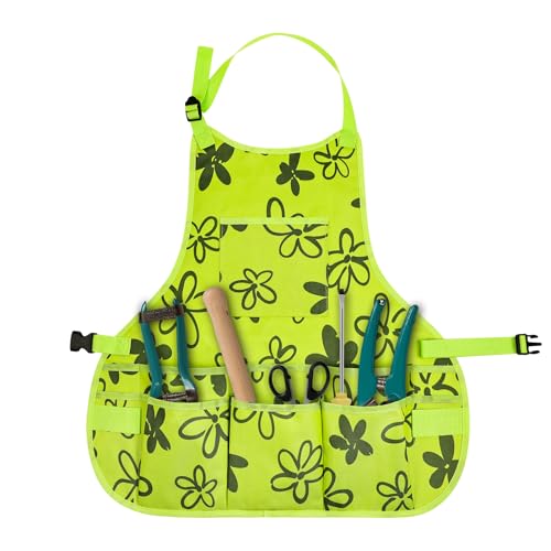 Alaoo Gärtnerschürze, 14 Taschen Oxford-Stoff Garten Schürze, Wasserdichte verstellbar Schürze für Gartenarbeit, Kochen und Putzen Alaoo Gärtnerschürze, 14 Taschen Oxford-Stoff Garten Schürze, Wasserdichte verstellbar Schürze für Gartenarbeit, Kochen und Putzen von Alaoo