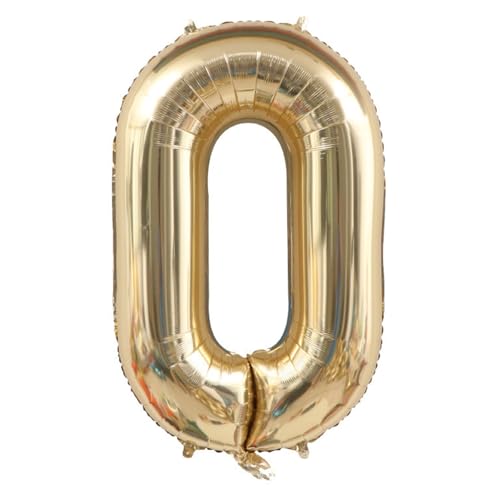 Alaoo Luftballon 0 Geburtstag Zahl, 40 Zoll Gold Creme Folienballon, Riesenzahl Ballon für Mädchen Junge Geburtstag Party Dekoration Jahrestag Dekorationen Alaoo Luftballon 0 Geburtstag Zahl, 40 Zoll Gold Creme Folienballon, Riesenzahl Ballon für Mädchen Junge Geburtstag Party Dekoration Jahrestag Dekorationen von Alaoo
