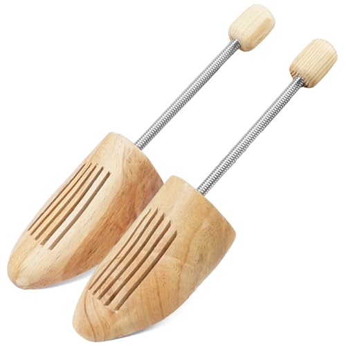 Alaoo Schuhspanner für Damen und Herren, 1 Paar Holz Spiralfeder Schuhspanner, Holz-Schuhformer, Schuhstrecker, Schuhspreizer Schuh Knickschut Schuhdehner für Stiefel Oder Sneaker Geeignet (Gr. 42-46) Alaoo Schuhspanner für Damen und Herren, 1 Paar Holz Spiralfeder Schuhspanner, Holz-Schuhformer, Schuhstrecker, Schuhspreizer Schuh Knickschut Schuhdehner für Stiefel Oder Sneaker Geeignet (Gr. 42-46) von Alaoo