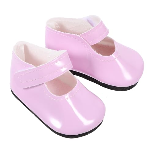 Alasum 18 Zoll Miniatur-Schuhe Für Puppen Pu Leder Puppen Anziehschuhe Puppe Mädchen Schuhe Dekorativ von Alasum