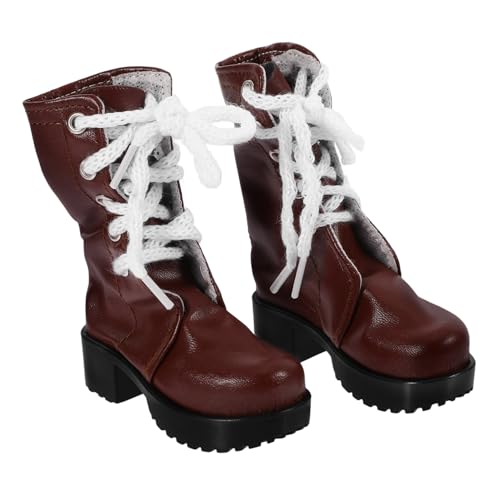 Alasum Miniatur-puppenstiefel Für Puppendekoration Robustes Kunststoffmaterial Spielzeug Jungen Puppenschuhe Spielzeug Puppenkostüm von Alasum