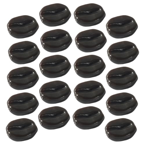 Alasum 1 Packung Künstliche Kaffeebohnen-Simulation Lebensmittelmodell Realistisches Bastelzubehör Für Partydekor PVC-Material 100 G Spielzeug von Alasum