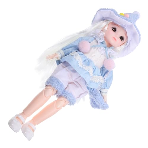 Alasum Süßes Puppenset Mit Schuhen Kleidung Und Hut 30 cm Für Mädchen Rollenspiel-Spielzeug von Alasum