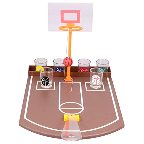 Alasum Werten Sie Ihre Bar-vorräte auf – Acryl-Basketball-trinkspiel für Den Schreibtisch für Partys Einfach Zu Spielen für Zu Hause von Alasum