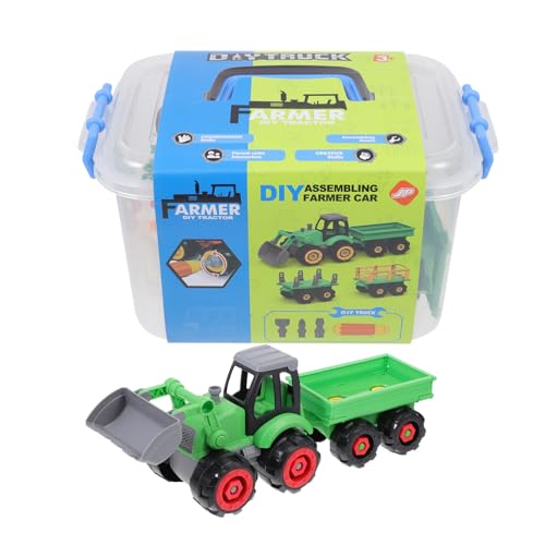 Alasum 1 Satz Bauernwagen-Set Fahrzeugmodell Plastik Green von Alasum