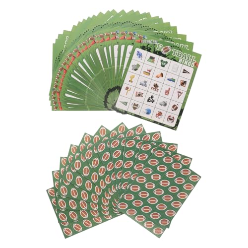 Alasum Fußballspielkarten 1 Set Papierfußball Trinkparty-zubehör Fußball-heimdekorationen Für Die Intellektuelle Entwicklung Alasum Fußballspielkarten 1 Set Papierfußball Trinkparty-zubehör Fußball-heimdekorationen Für Die Intellektuelle Entwicklung von Alasum