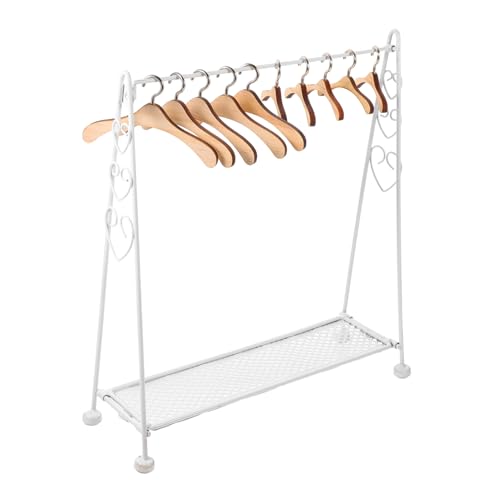 Alasum 1 Satz Doll Clothes Rack Faltbarer Kleiderständer mit Holzkleiderbügeln für Puppenhaus Zubehör und Puppenkleidung Stabil und Praktisch für Ordentliches Aufbewahren Alasum 1 Satz Doll Clothes Rack Faltbarer Kleiderständer mit Holzkleiderbügeln für Puppenhaus Zubehör und Puppenkleidung Stabil und Praktisch für Ordentliches Aufbewahren von Alasum