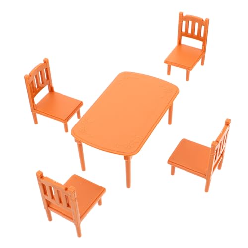 Alasum 1 Satz Esstisch deko für Jungen Puppenhaus-Dekoration Miniaturmöbel Esszimmerstuhl Mini-Tisch Kindermöbel Plastik Khaki Alasum 1 Satz Esstisch deko für Jungen Puppenhaus-Dekoration Miniaturmöbel Esszimmerstuhl Mini-Tisch Kindermöbel Plastik Khaki von Alasum