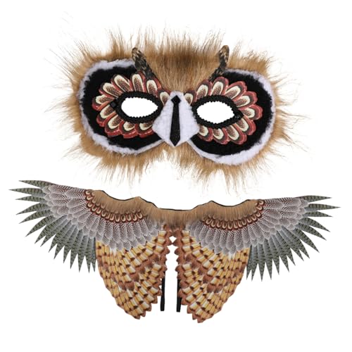 Alasum 1 Satz Eulenanzug Eulenkostüme Cosplay-vogelflügel Kostüm Eulenflügel Eulenmaskenkostüm Vogelkostüm Für Halloween Vogelkostüm Flügel Kostüme Für Kinder Eulenkostüm Kleinkind Vlies Alasum 1 Satz Eulenanzug Eulenkostüme Cosplay-vogelflügel Kostüm Eulenflügel Eulenmaskenkostüm Vogelkostüm Für Halloween Vogelkostüm Flügel Kostüme Für Kinder Eulenkostüm Kleinkind Vlies von Alasum