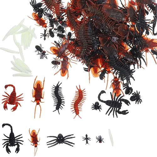 Alasum 1 Set Halloween Insekten Dekorationen Trick Witz Spielzeug 190 Realistische Insekten Modelle für Party Favors von Alasum