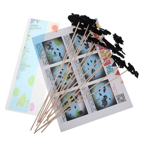 Alasum 1 Satz Hilfsmittel Für Den Kindergarten DIY Schattenpuppen- Weihnachtliche Fingerpuppen Showtheater Sprechende Geschichtenpuppe Märchenhafte Schattenpuppe Papier Black Alasum 1 Satz Hilfsmittel Für Den Kindergarten DIY Schattenpuppen- Weihnachtliche Fingerpuppen Showtheater Sprechende Geschichtenpuppe Märchenhafte Schattenpuppe Papier Black von Alasum