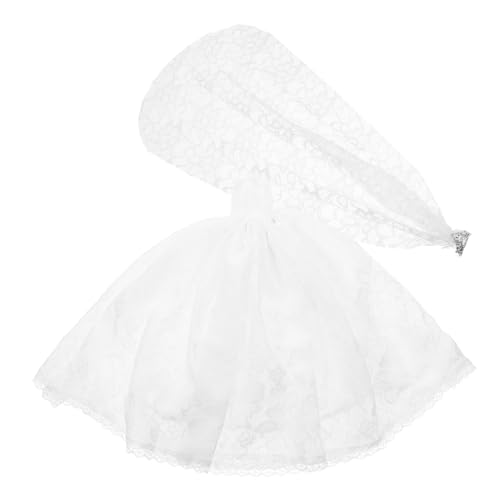 Alasum 1 Satz Hochzeitskleid Für Mädchenpuppe Meerjungfrau Tragehilfe Für Babypuppen Gestrickte Geisterpuppe Puppenkleidung Puppen Für Mädchen Polyester Weiß Alasum 1 Satz Hochzeitskleid Für Mädchenpuppe Meerjungfrau Tragehilfe Für Babypuppen Gestrickte Geisterpuppe Puppenkleidung Puppen Für Mädchen Polyester Weiß von Alasum