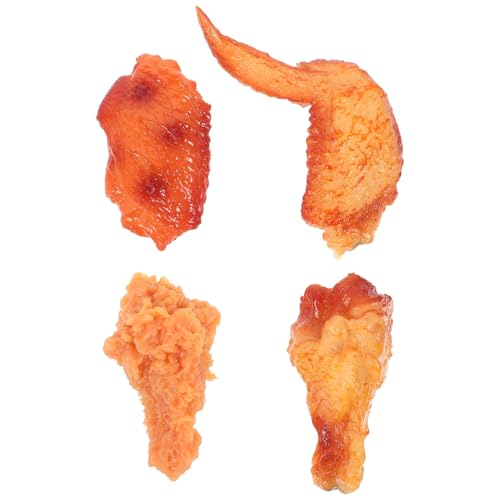 Alasum 1 Satz Hühnerbein- Und Flügelmodell Grillhähnchen Ganzes Huhn Hühnerspielzeug Für Hühner Küken Plüschtier Hühnerbarsch Hahn Grübler Geflügel Hähnchen-anhänger Künstlich PVC Alasum 1 Satz Hühnerbein- Und Flügelmodell Grillhähnchen Ganzes Huhn Hühnerspielzeug Für Hühner Küken Plüschtier Hühnerbarsch Hahn Grübler Geflügel Hähnchen-anhänger Künstlich PVC von Alasum