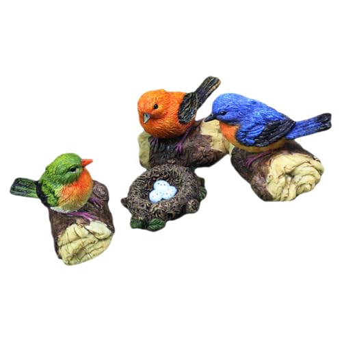 Alasum Lebensechte Vogelmodelle Vogelstatue Aus Kunstharz Mit Nest Gartendeko Alasum Lebensechte Vogelmodelle Vogelstatue Aus Kunstharz Mit Nest Gartendeko von Alasum