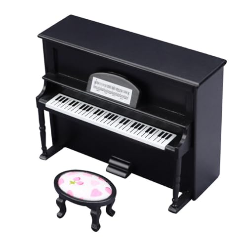 Alasum 1 Satz Mini-Klavier-Ornament Mini-Hausverzierung Mini-Hausklavier Mini-Hausdekoration Miniaturmöbel Mini Möbel Mini-Hausmodell empfindliche Möbel Holz Black Alasum 1 Satz Mini-Klavier-Ornament Mini-Hausverzierung Mini-Hausklavier Mini-Hausdekoration Miniaturmöbel Mini Möbel Mini-Hausmodell empfindliche Möbel Holz Black von Alasum