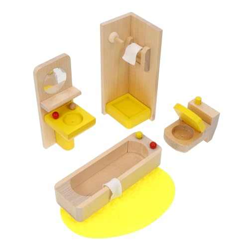 Alasum 1 Satz Mini-Küchenspielzeug deko für Puppenhaus-Zubehör spielsachen kinderspielzeuge Mini-Verzierung Mini- -Badezimmer hölzern Yellow Alasum 1 Satz Mini-Küchenspielzeug deko für Puppenhaus-Zubehör spielsachen kinderspielzeuge Mini-Verzierung Mini- -Badezimmer hölzern Yellow von Alasum