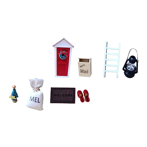 Alasum 1 Satz Miniaturmöbel Weihnachten Party Mini-deko-Accessoire Mini -Figur DIY - Kreative Mini-Dekoration Miniatur -Dinge Simuliertes Möbeldekor Mini-möbelmodell Stoff Alasum 1 Satz Miniaturmöbel Weihnachten Party Mini-deko-Accessoire Mini -Figur DIY - Kreative Mini-Dekoration Miniatur -Dinge Simuliertes Möbeldekor Mini-möbelmodell Stoff von Alasum