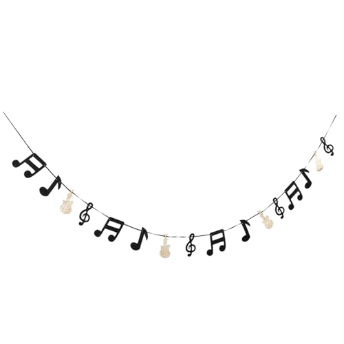 Alasum 1 Satz Musikalisches Noten Banner Funkelnde Dekoration für Musik Themen Feiern Hochzeiten und Konzerte Einfach Aufzuhängen eine Lebendige für Unvergessliche Alasum 1 Satz Musikalisches Noten Banner Funkelnde Dekoration für Musik Themen Feiern Hochzeiten und Konzerte Einfach Aufzuhängen eine Lebendige für Unvergessliche von Alasum