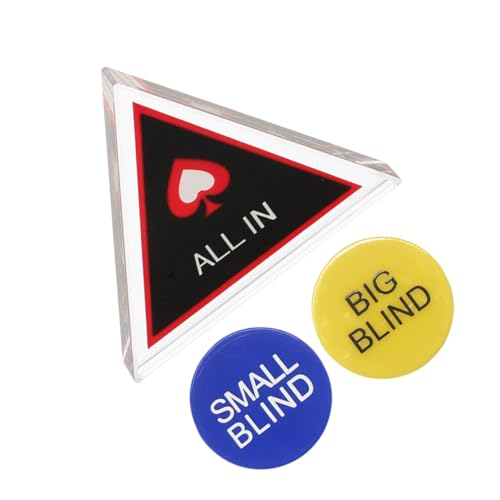 Alasum Einzigartiger Pokerbutton 1 Satz Eleganter Pokerchips Karten-pokerbutton Partyzubehör Doppellagige Spielkarten Alasum Einzigartiger Pokerbutton 1 Satz Eleganter Pokerchips Karten-pokerbutton Partyzubehör Doppellagige Spielkarten von Alasum