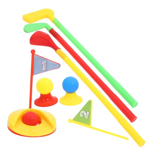 Alasum 10-teiliges Kleinkind-golfset Spielzeug für Jungen und Set mit Plastikbällen Kleinkind-golfschlägerset für Jungen und Spielzeug für Outdoor-sportspielzeug für Jungen und Mädchen von Alasum