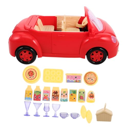 Alasum Offenes Auto-Rollenspiel Picknick-spielzeugset Mit Miniaturgeschirr Rollenspiel Für Kinder von Alasum