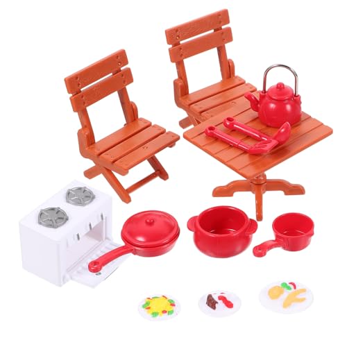 Alasum 1 Satz Puppenhaus für für kinderspielzeug -Küchenmöbel детские игрушки Kid Toys küchengeräte mini backofen Miniaturmöbel Mini-Stühle Plastik Alasum 1 Satz Puppenhaus für für kinderspielzeug -Küchenmöbel детские игрушки Kid Toys küchengeräte mini backofen Miniaturmöbel Mini-Stühle Plastik von Alasum