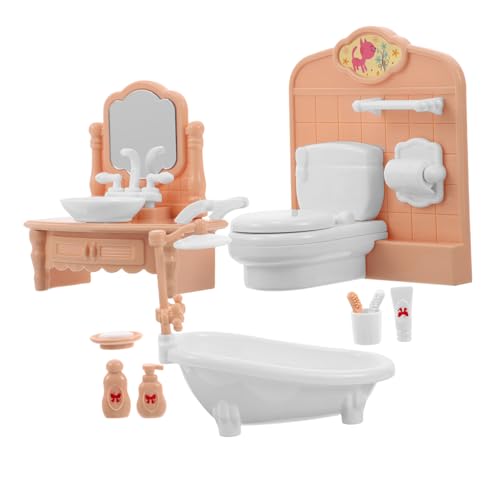 Alasum Puppenhaus-miniaturmöbel – 1 Set Mini-duschraum-Requisiten Mit Realistischem Badezimmerzubehör Für Die Fotografie Alasum Puppenhaus-miniaturmöbel – 1 Set Mini-duschraum-Requisiten Mit Realistischem Badezimmerzubehör Für Die Fotografie von Alasum