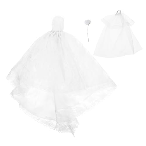 Alasum 1 Satz Puppenkleidung Mädchen Modepuppe wiedergeborene Babypuppen kinderspielzeug puppenspielzeug Kleider weißes Kleid austauschbares Puppenkleid kompaktes Puppenkostüm Stoff Alasum 1 Satz Puppenkleidung Mädchen Modepuppe wiedergeborene Babypuppen kinderspielzeug puppenspielzeug Kleider weißes Kleid austauschbares Puppenkleid kompaktes Puppenkostüm Stoff von Alasum