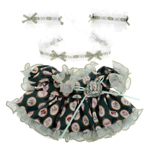 Alasum 1 Satz Puppenkleidung Prinzessinkleid Puppenaccessoires puppenkleider Set Puppen Accessoires Puppe Foto-Requisite Puppen-Outfits Minikleid Foto Requisite Stoff von Alasum